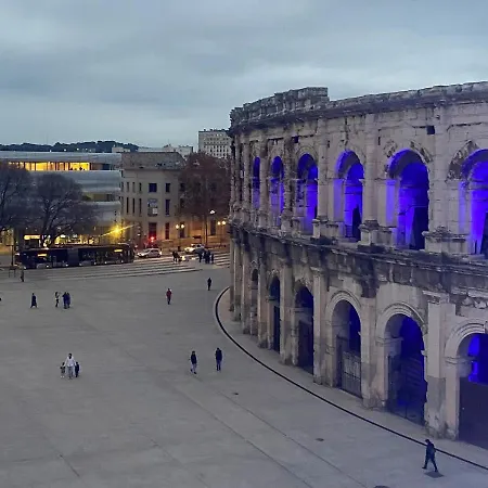 דירה Le D'auguste- Coeur De Nimes-chaleureux-emplacement Ideal *